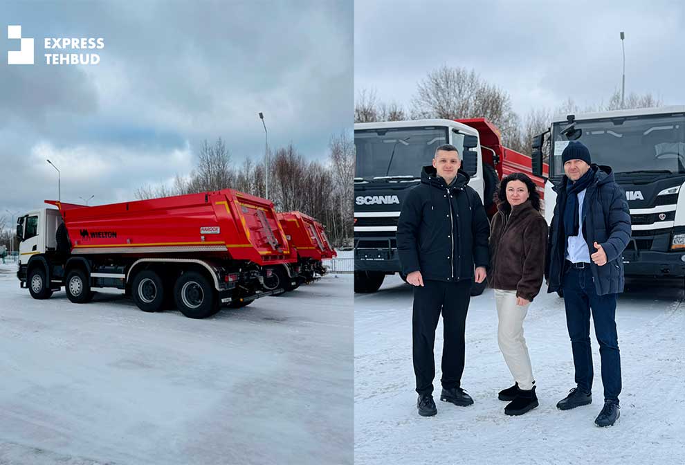 "Оновлення автопарку Експрес Техбуд: 5 нових Scania для масштабних проєктів